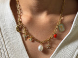 Create your own colourful charm necklace