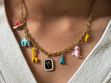 Create your own colourful charm necklace