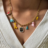 Create your own colourful charm necklace