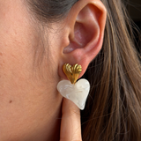 Ivory Heart Drop