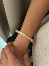 Checker Glow Bangle