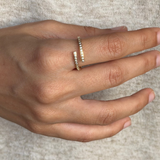 Parellel Pave Ring