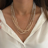 Peach Multi Stand Magnetic Necklace