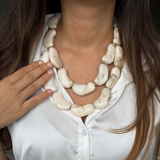 Moonstone Wave Necklace