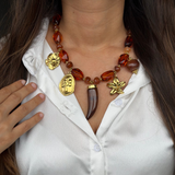 Amber Luxe Statement Necklace