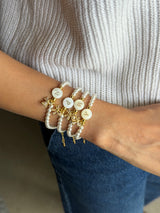 Initial Bow bracelet