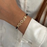 Signature Initial Mangalsutra Bracelet