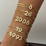 Mini Bubble Numeric Bracelet (Bestseller)