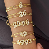 Mini Bubble Numeric Bracelet (Bestseller)