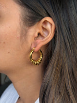 Sculpted Shine Hoops