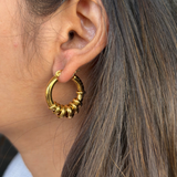 Sculpted Shine Hoops