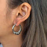 Sculpted Shine Hoops