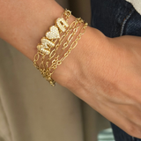 Link & Love Initials Magnetic Bracelet