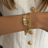 Link & Love Initials Magnetic Bracelet