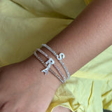 Sweet Letter Pearl Bracelet