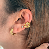 Sunflower Glow Earcuff