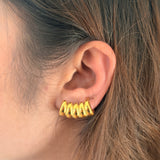 Golden Twist Earring