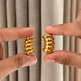 Golden Twist Earring