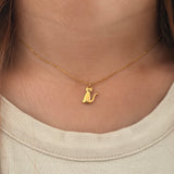 Lucky Cat Charm Necklace