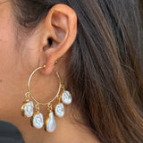 Aashi Pearl Hoops