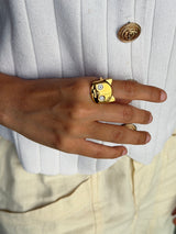 Gold Kitty Ring