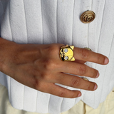 Gold Kitty Ring