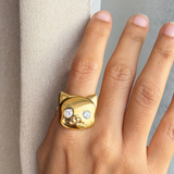 Gold Kitty Ring