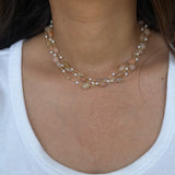 Three way stone Magnetic necklace/bracelet