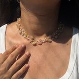 Three way stone Magnetic necklace/bracelet