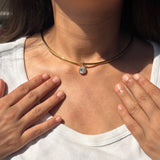 Elara Pear Drop Choker