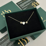 You & I Pearl Heart Necklace (Bestseller)