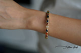 Set Of 2: Rainbow Cuff, Studded Cross Cuff