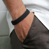 Nylon Braided Magnetic Bracelet