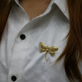 The Hammered Dragonfly Brooch