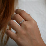 Linear Radiance Minimalist Cuff & Ring