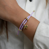 Custom Braided Cord Initial Bracelet