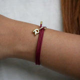 Halo Magnetic Initial Bracelet