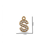 Mangalsutra Dangle Initial Bracelet