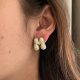 Bubble Initial Earrings