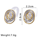 Waves Ear Studs