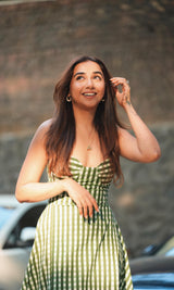 Chunky Initial Statement Necklace - Gold/Silver