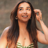 Chunky Initial Statement Necklace - Gold/Silver