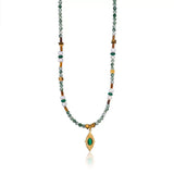 Green Dewdrop Necklace