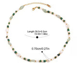 Wild Fern & Pearl Necklace