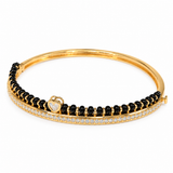 Crystal Heart Mangalsutra Cuff (Cuff is sold as a single piece)