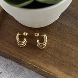 Gold Dipped Earrings