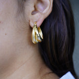 Signature Gold Hoops