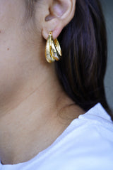 Signature Gold Hoops
