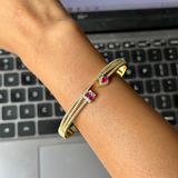 Dainty Ruby Cuff