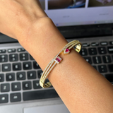 Dainty Ruby Cuff
